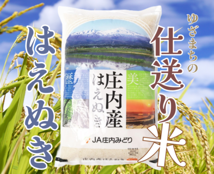 【定期宅配】ゆざまちの仕送り米　はえぬき5kg