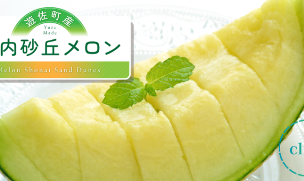 遊佐町の夏の味覚　庄内砂丘メロン